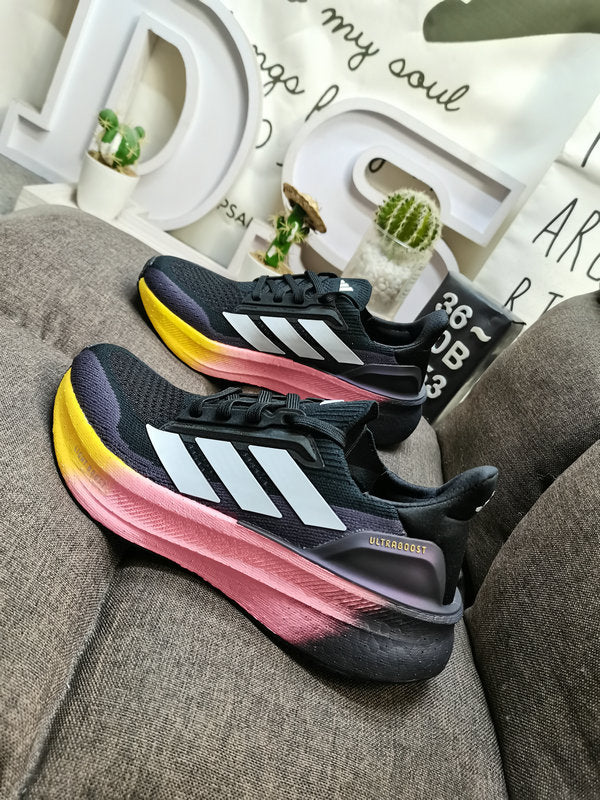 UltraBoost 5 black pink yellow