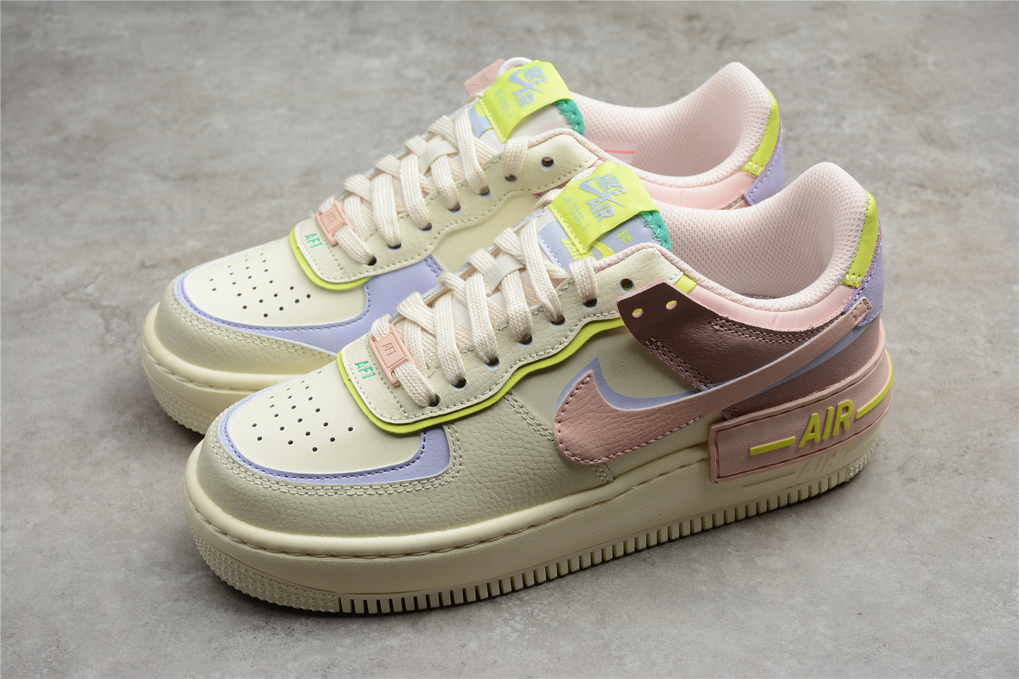 Air Force 1 shadow pink purple