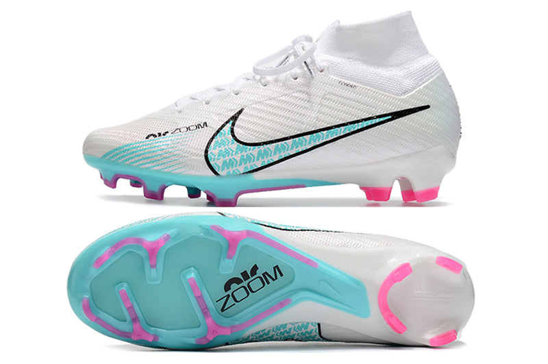 Mercurial Superfly white aqua