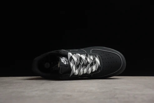 Nike AF1 black white costure
