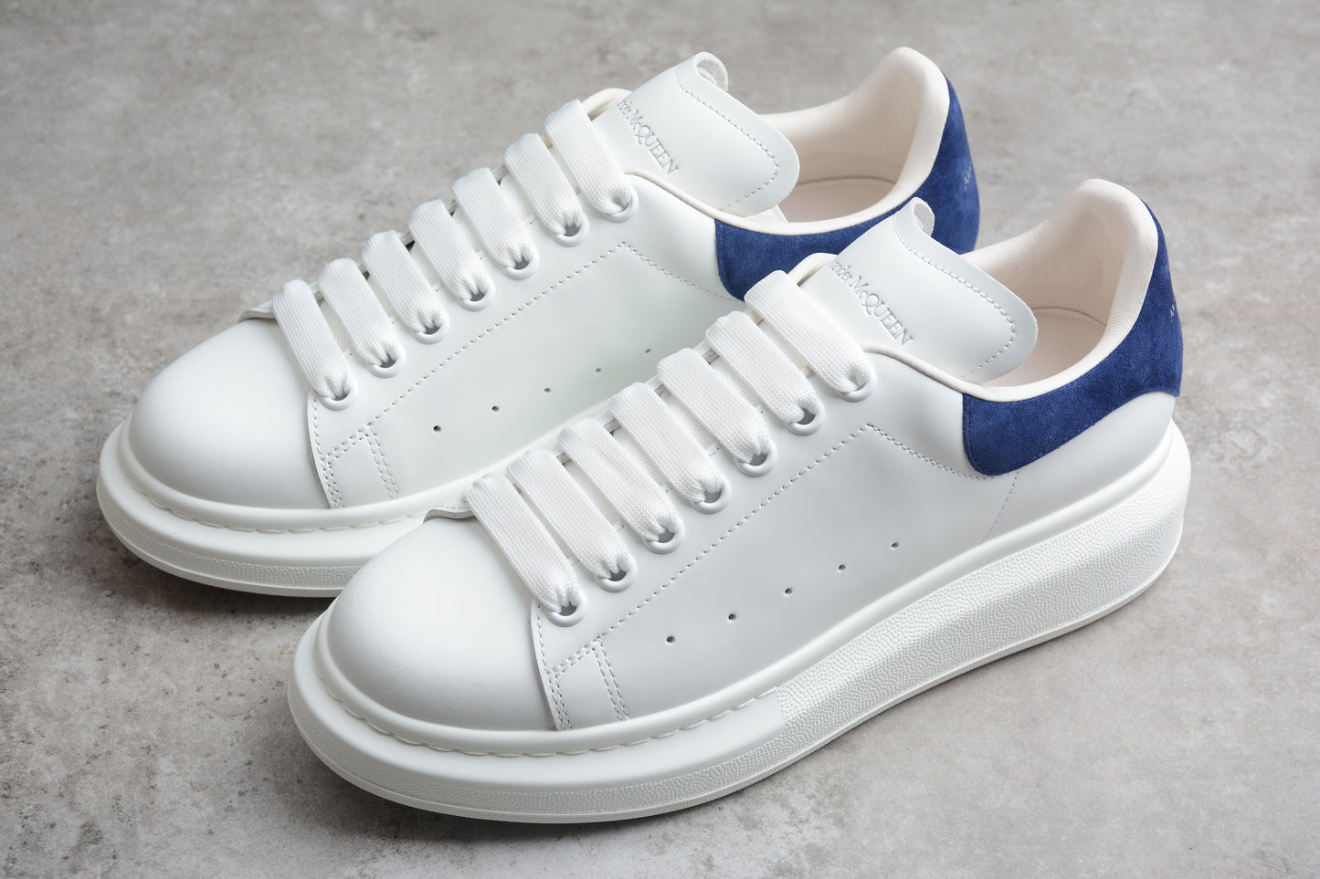 Alexander McQueen white navy