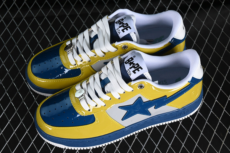 BAPE STA yellow blue white