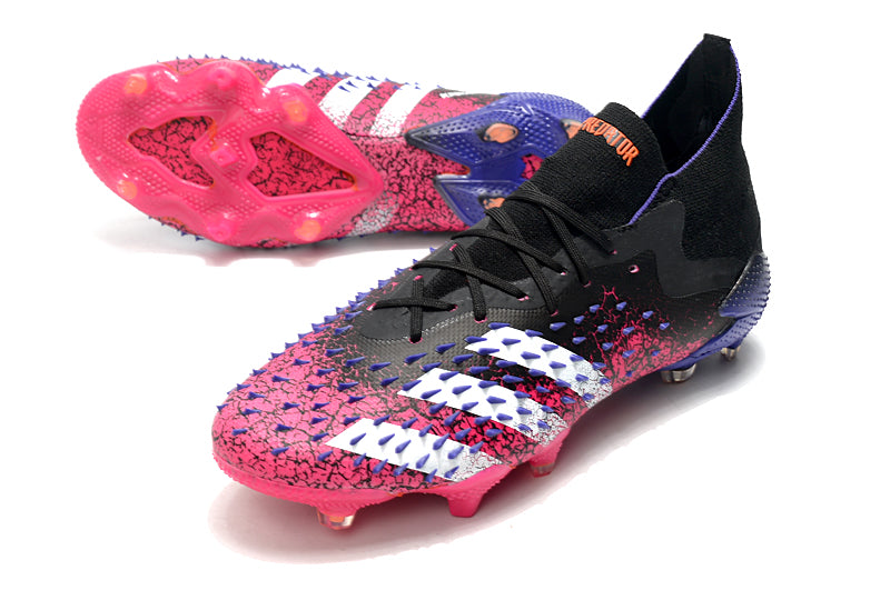 Predator Freak black pink purple