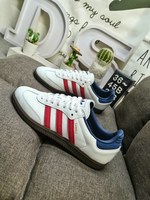 Samba white red blue