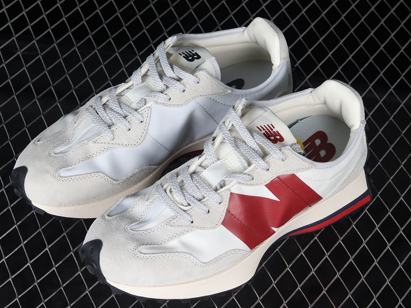 New Balance 327 white red navy