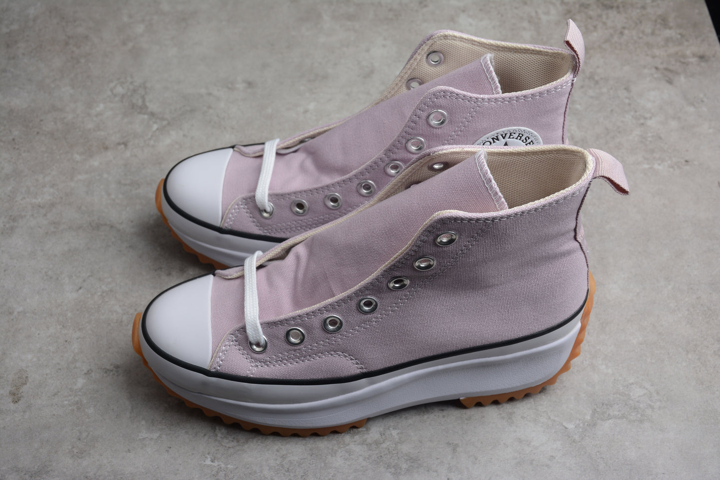 Converse run star hike pastel pink
