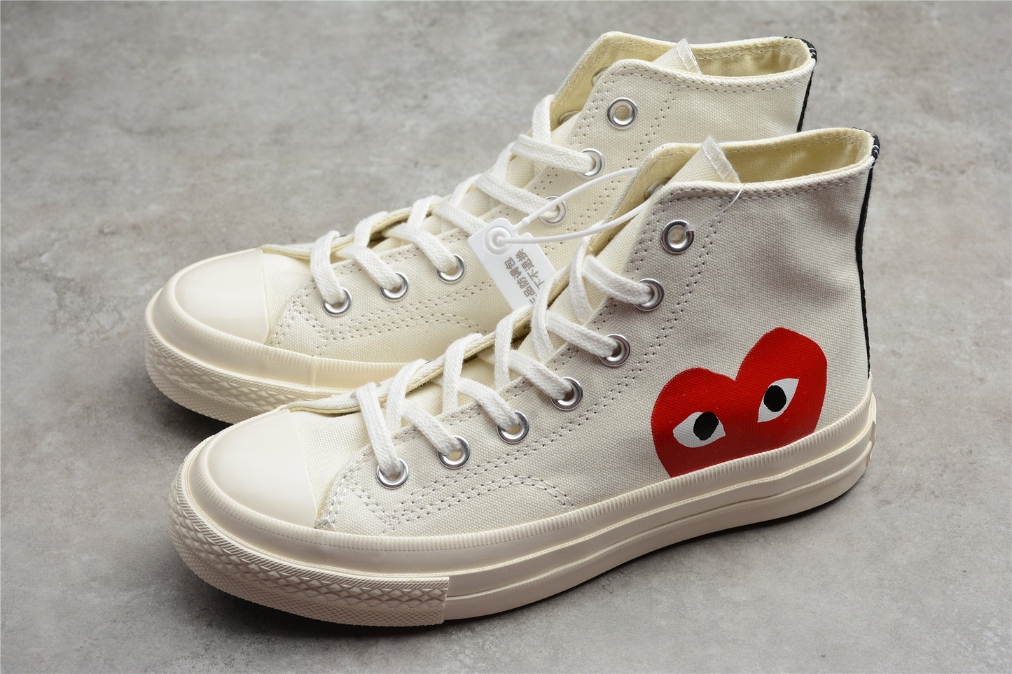 Converse x Comme des Garçons white