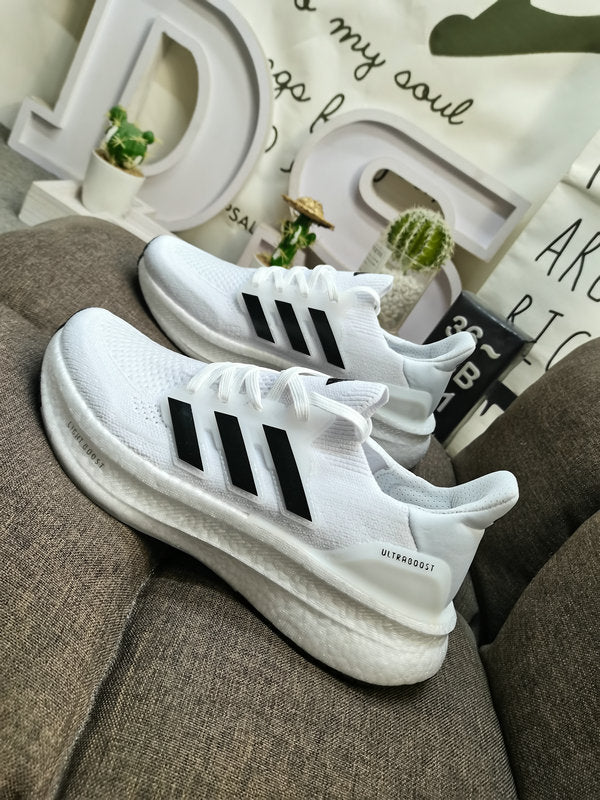 UltraBoost white black