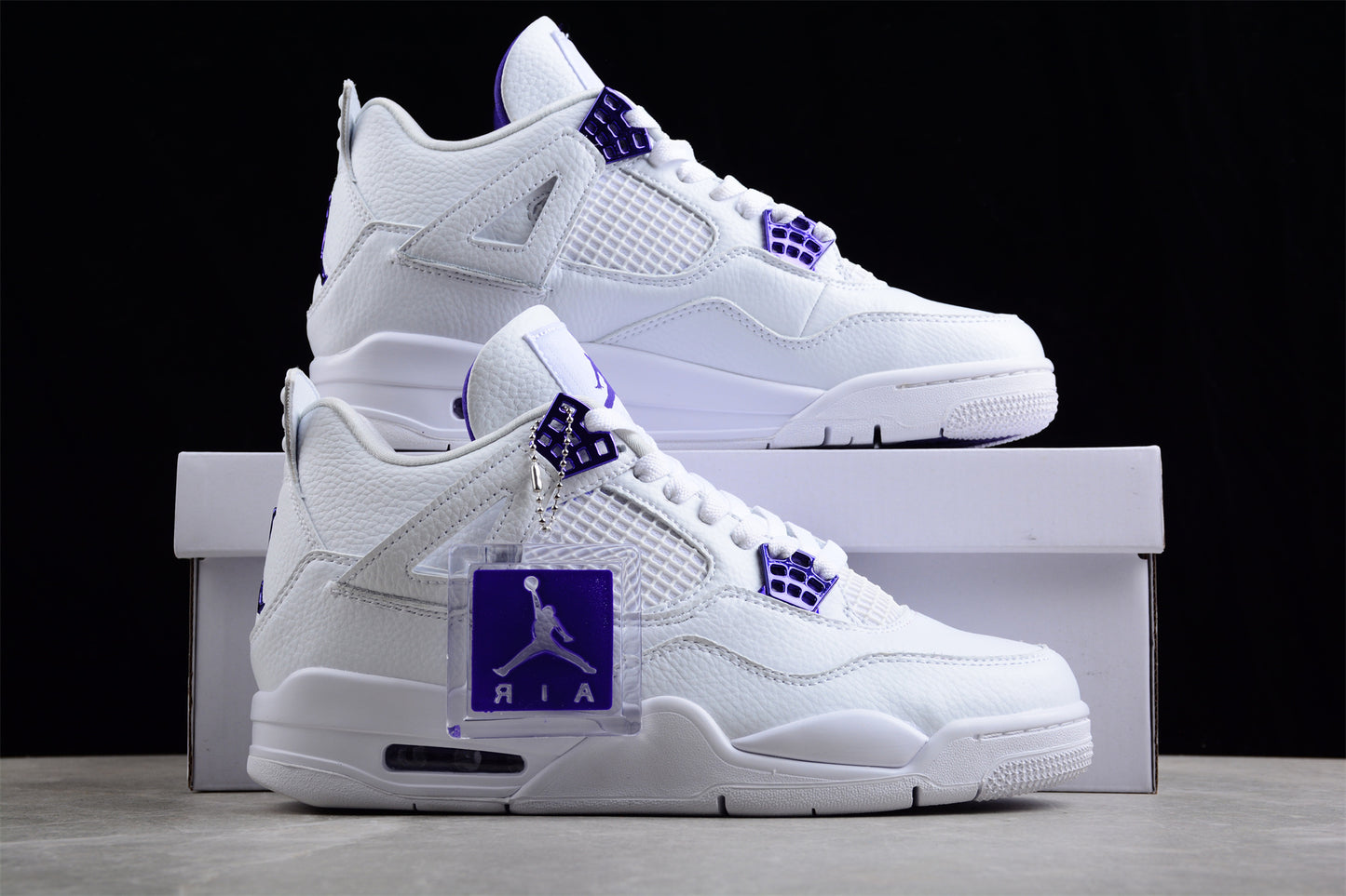 Jordan 4 metallic purple