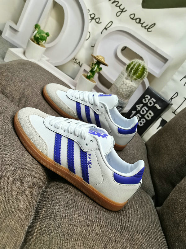 Samba white blue