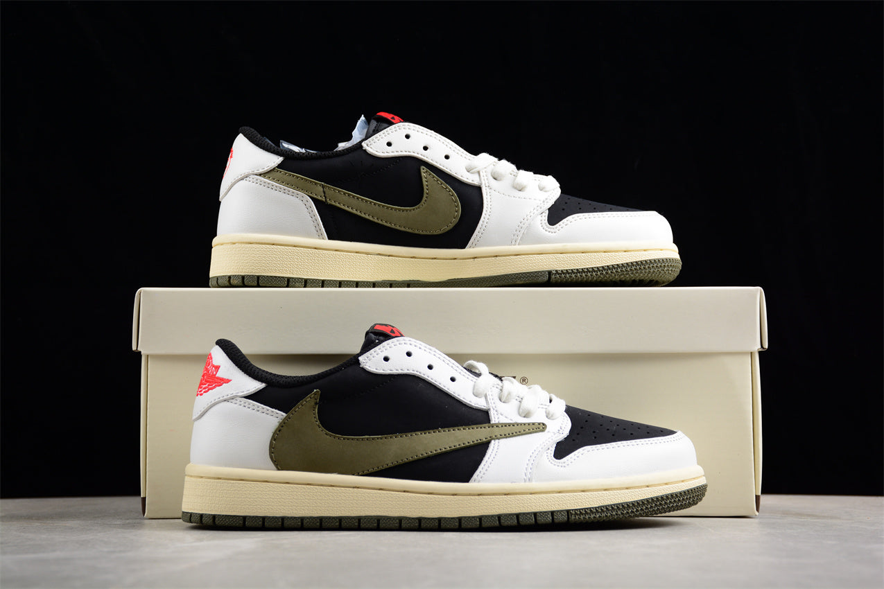 Jordan 1 Low x Travis Scott olive