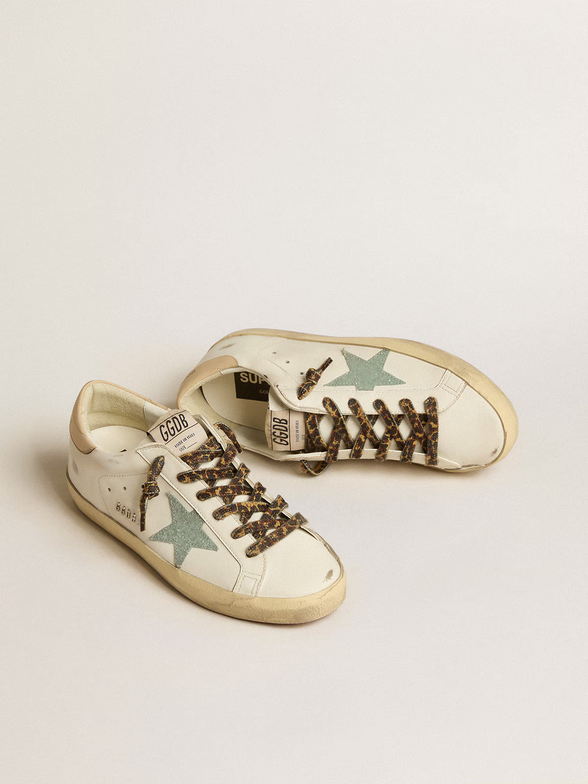 Golden Goose leather heel tab
