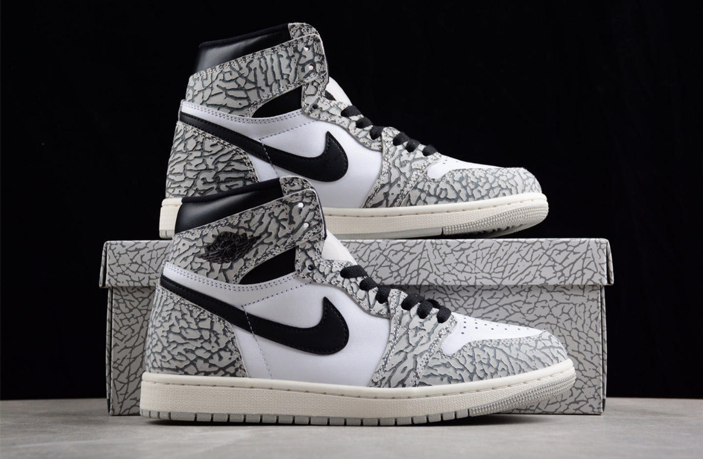 Jordan 1 High white cement