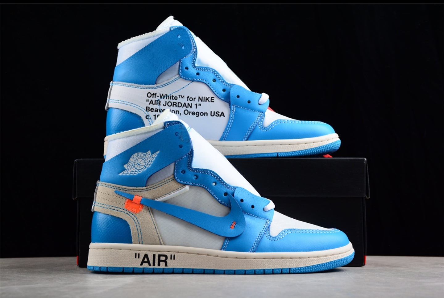 Jordan 1 High Off White blue