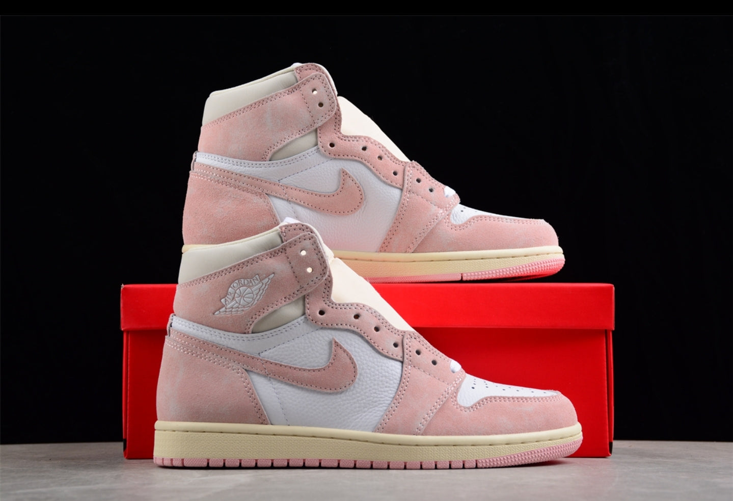 Jordan 1 High washed pink
