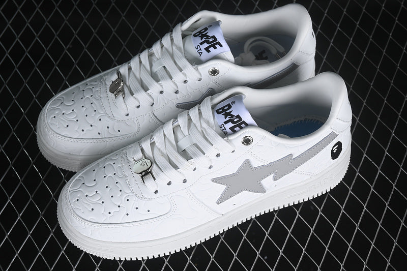 BAPE STA camo white greystar