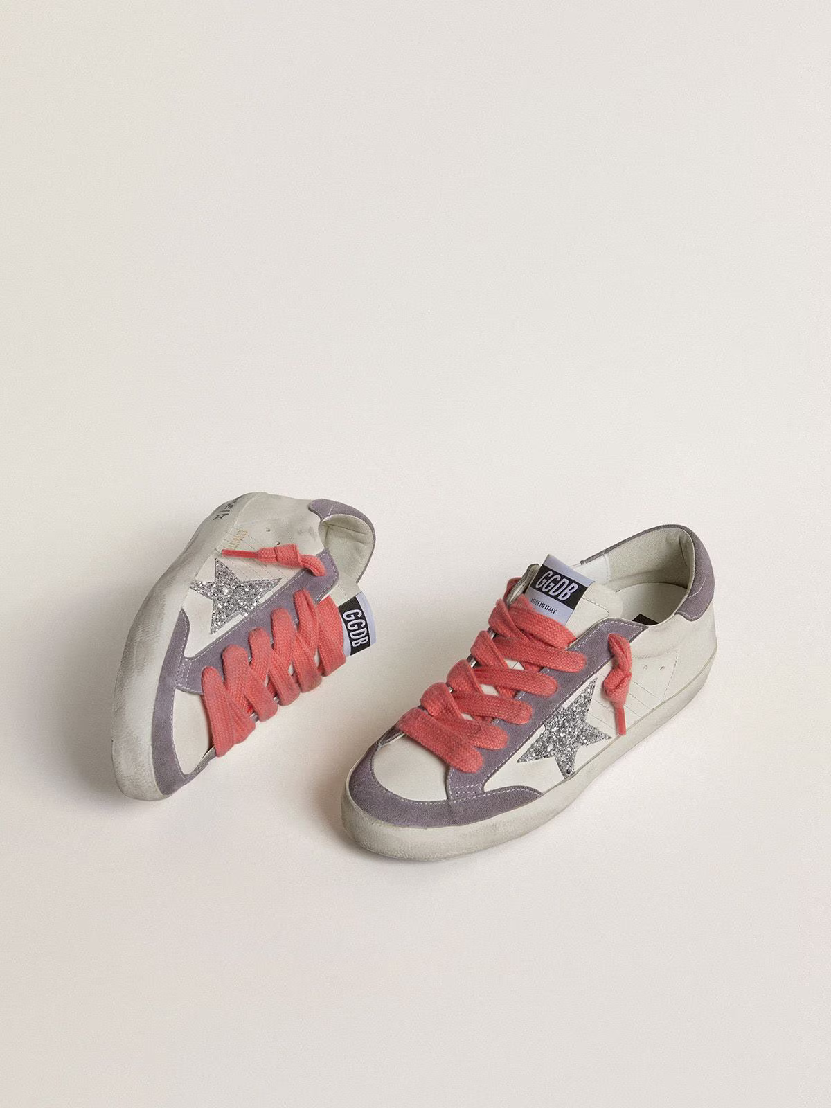 Golden Goose silver glitter star