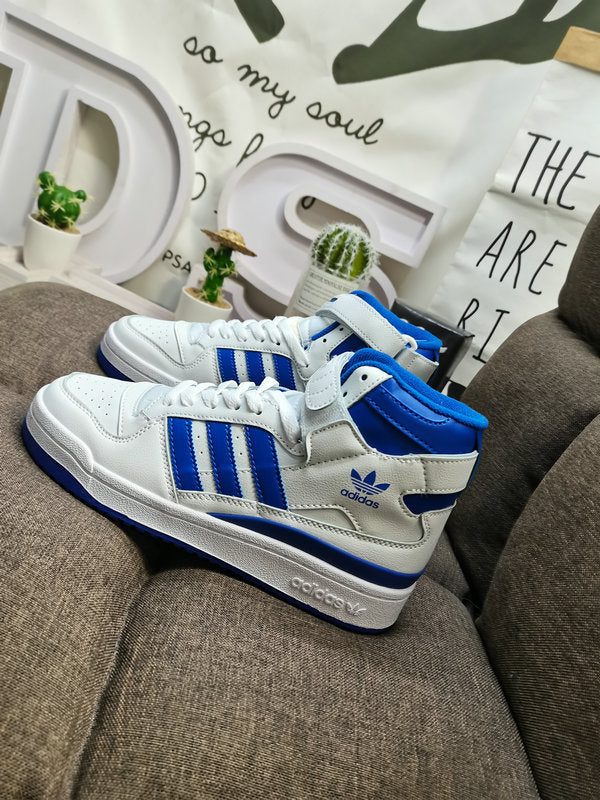 Forum High white blue