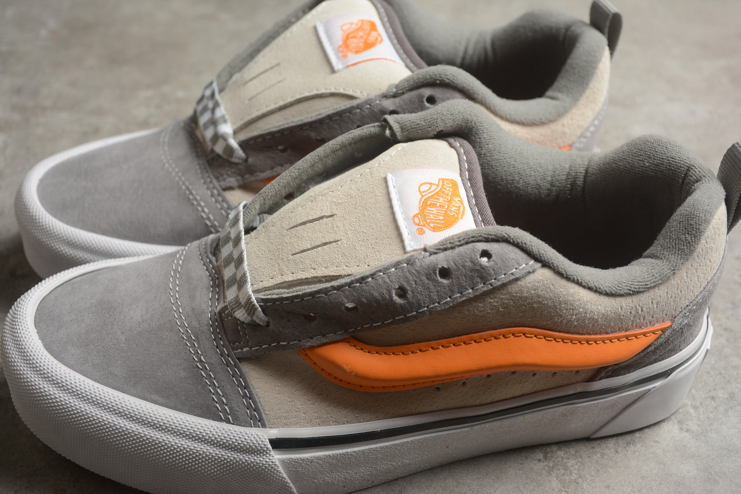 Vans Knu Skool grey orange