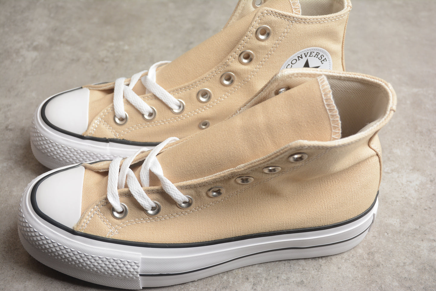 Converse all star lift beige