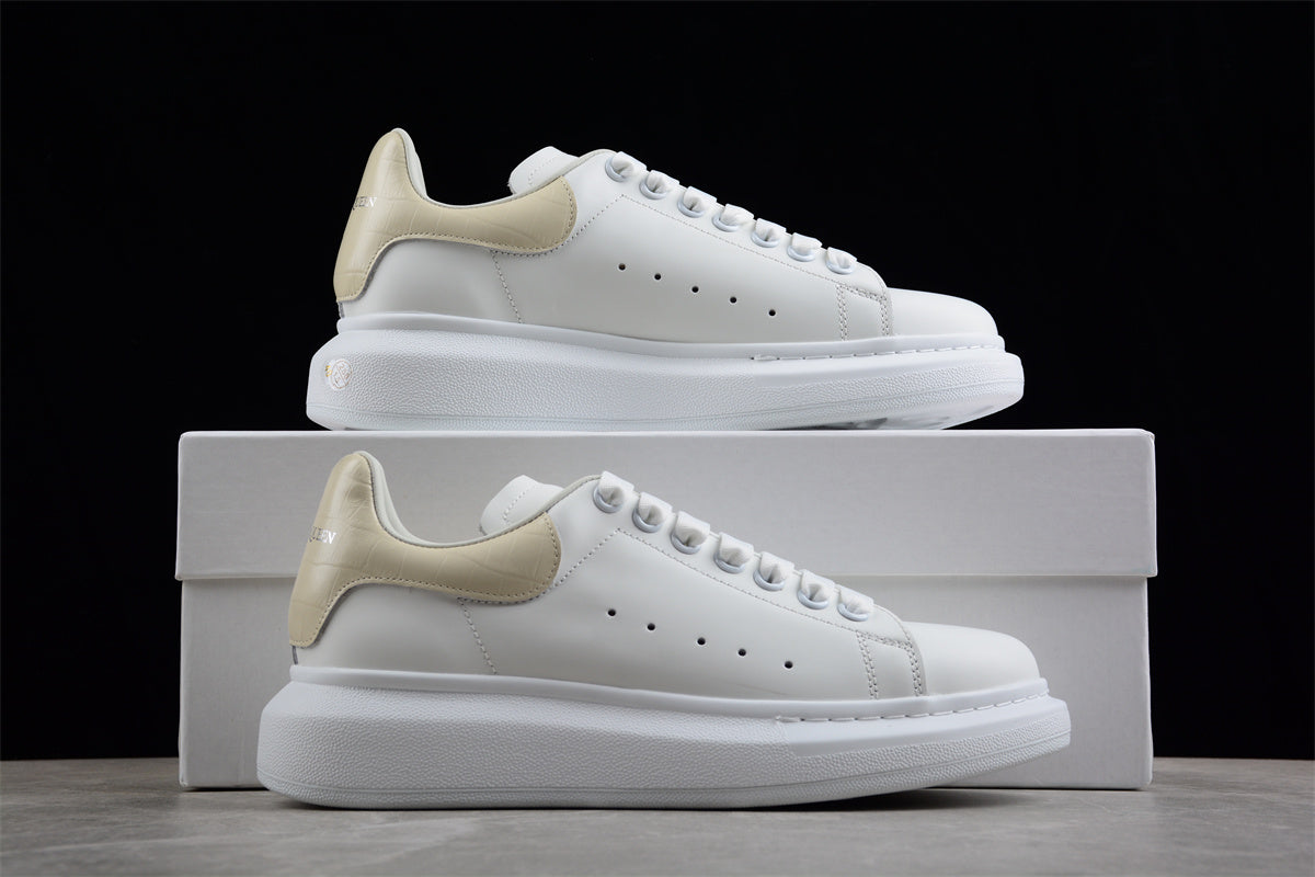 Alexander McQueen white lemon yellow