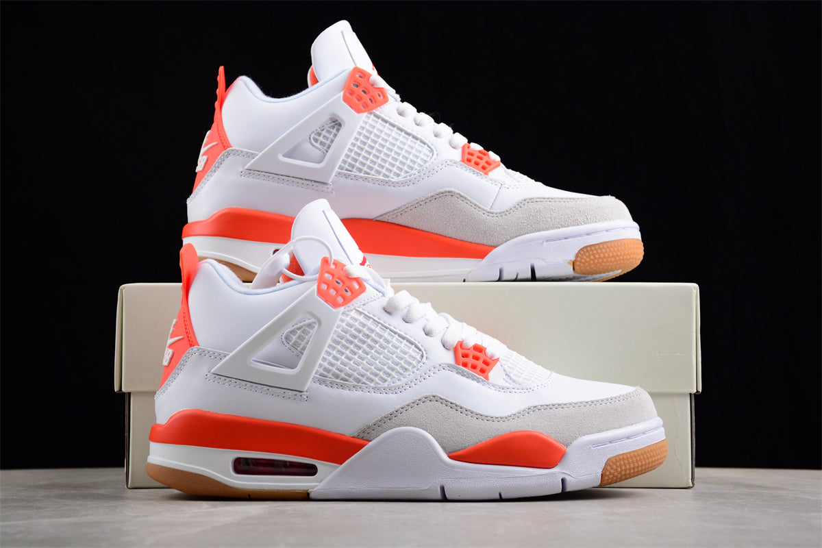 Jordan 4 white orange