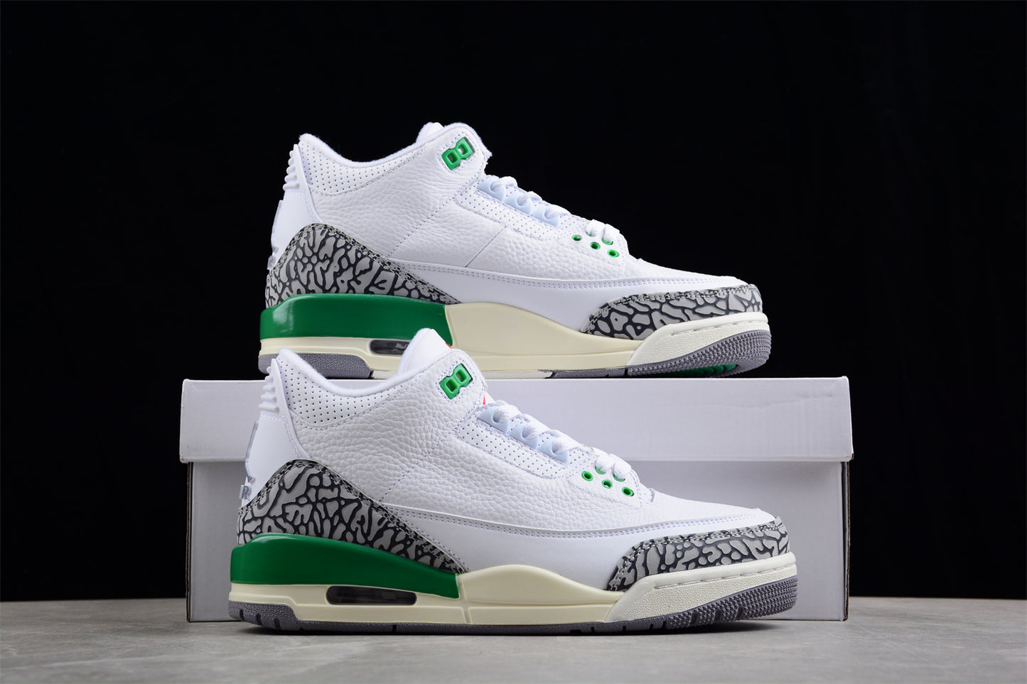 Jordan 3 lucky green