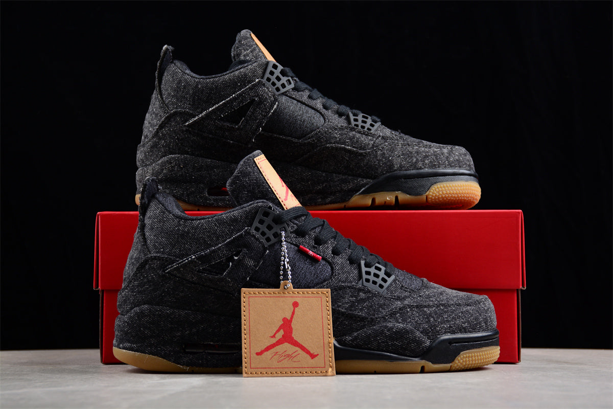 Jordan 4 denim black