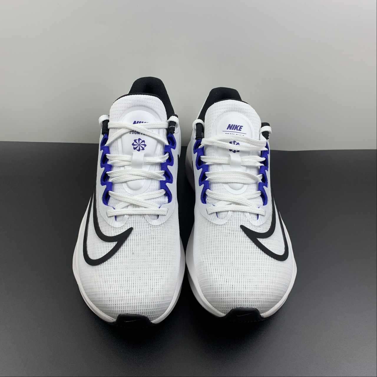 Zoom Fly 5 white blck blue