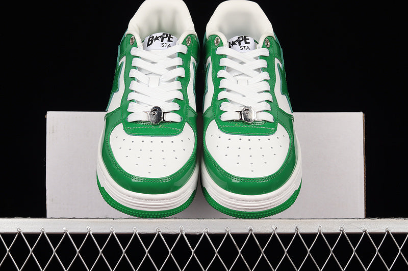 BAPE STA white green