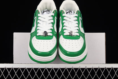BAPE STA white green