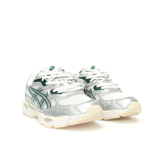 Asics Gel NYC white silver green