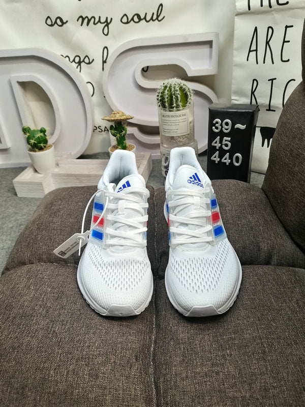 Equipment white blue red