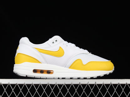 Air Max 1 white yellow