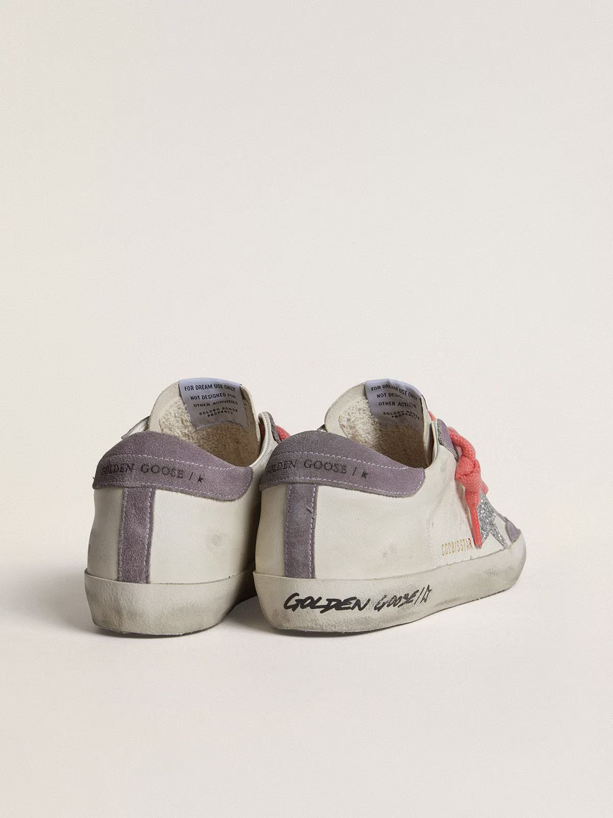 Golden Goose silver glitter star