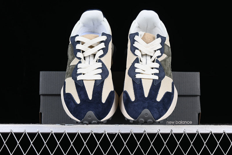 New Balance 327 beige olive navy
