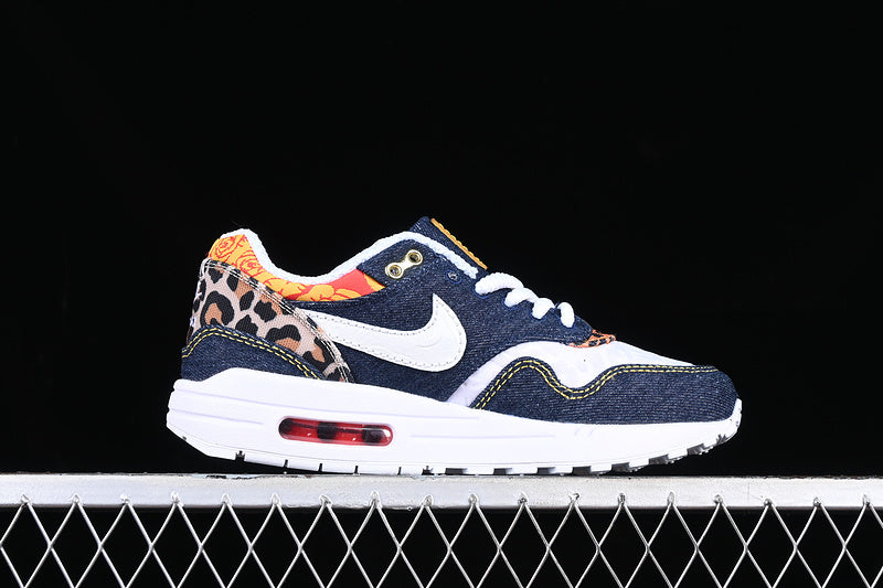 Air Max 1 denim leopard