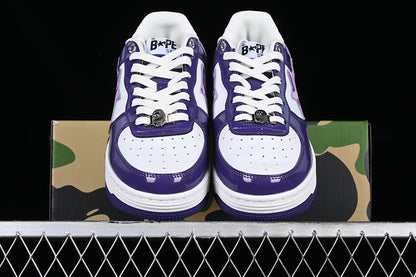 BAPE STA white purple