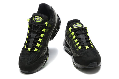 Air Max 95 black grey green swoosh