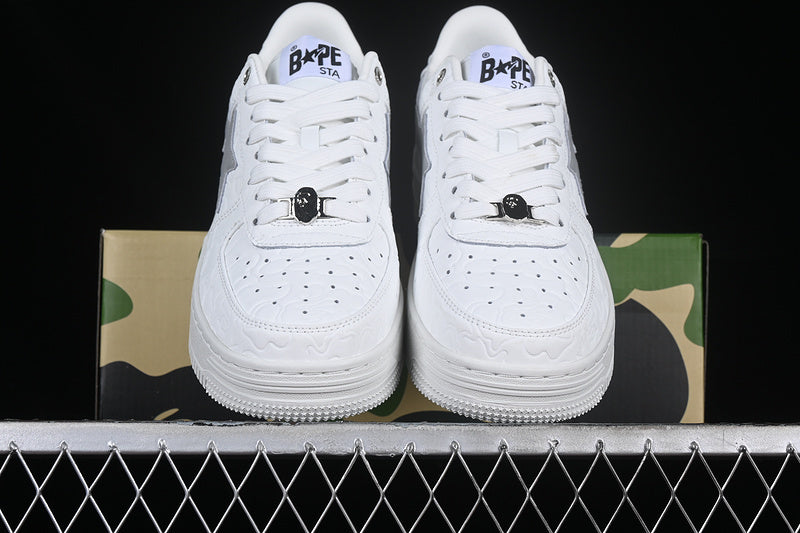 BAPE STA camo white greystar
