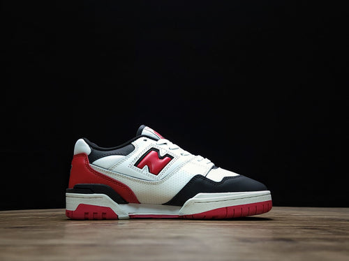 New Balance 550 white black red
