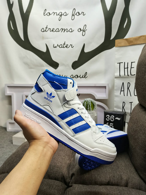 Forum High white blue
