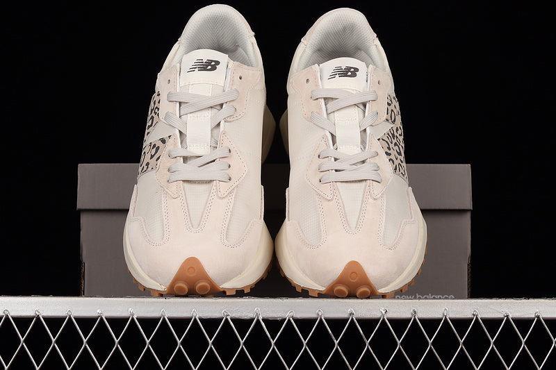 New Balance 327 beige leopard print