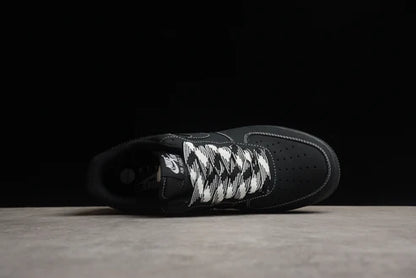 Nike AF1 black white costure