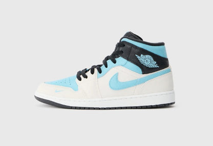 Jordan 1 Mid summit white blue