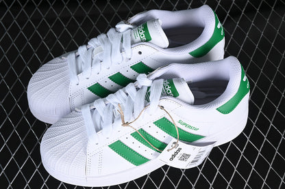 Superstar white green