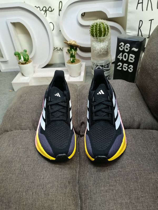 UltraBoost 5 black pink yellow