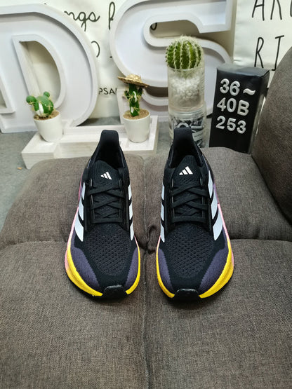 UltraBoost 5 black pink yellow