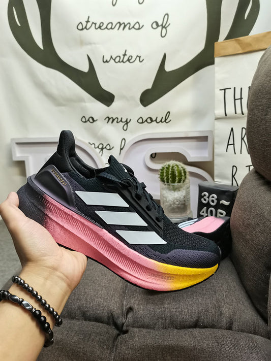 UltraBoost 5 black pink yellow