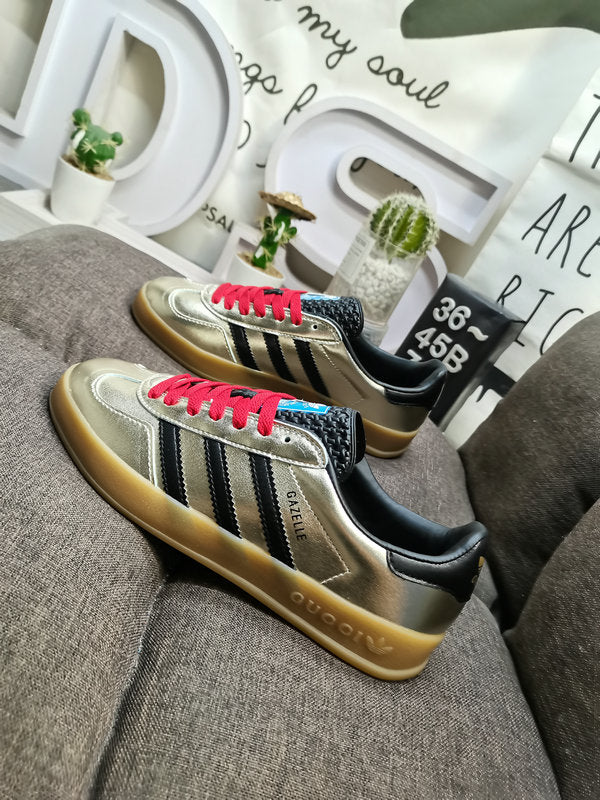 Gazelle x Gucci metallic